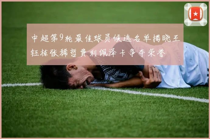 中超第9轮最佳球员候选名单揭晓王钰栋张稀哲费利佩泽卡争夺荣誉